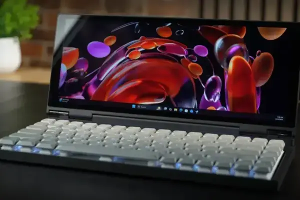 Kernelcom: O mini-laptop com tela ultrawide que pode ser sua nova paixão
