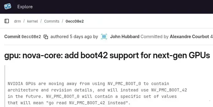 Linux 6.19 traz suporte Boot42 para GPUs NVIDIA de próxima geração 1 Linux 6.19 traz suporte Boot42 para GPUs NVIDIA de próxima geração
