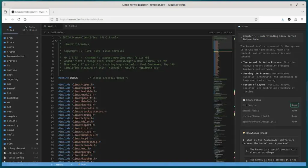 Linux Kernel Explorer: Aprenda a fundo sobre o núcleo do Linux de forma simples