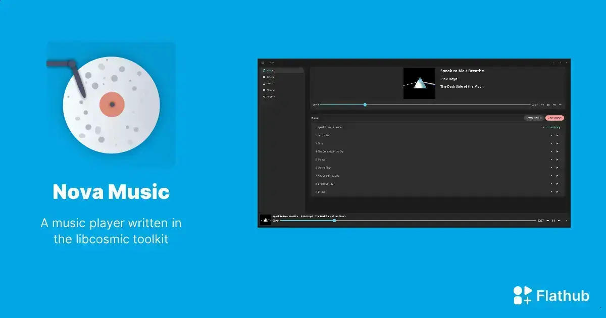 Nova Music: conheça o player de música moderno para Linux 1 Nova Music: conheça o player de música moderno para Linux
