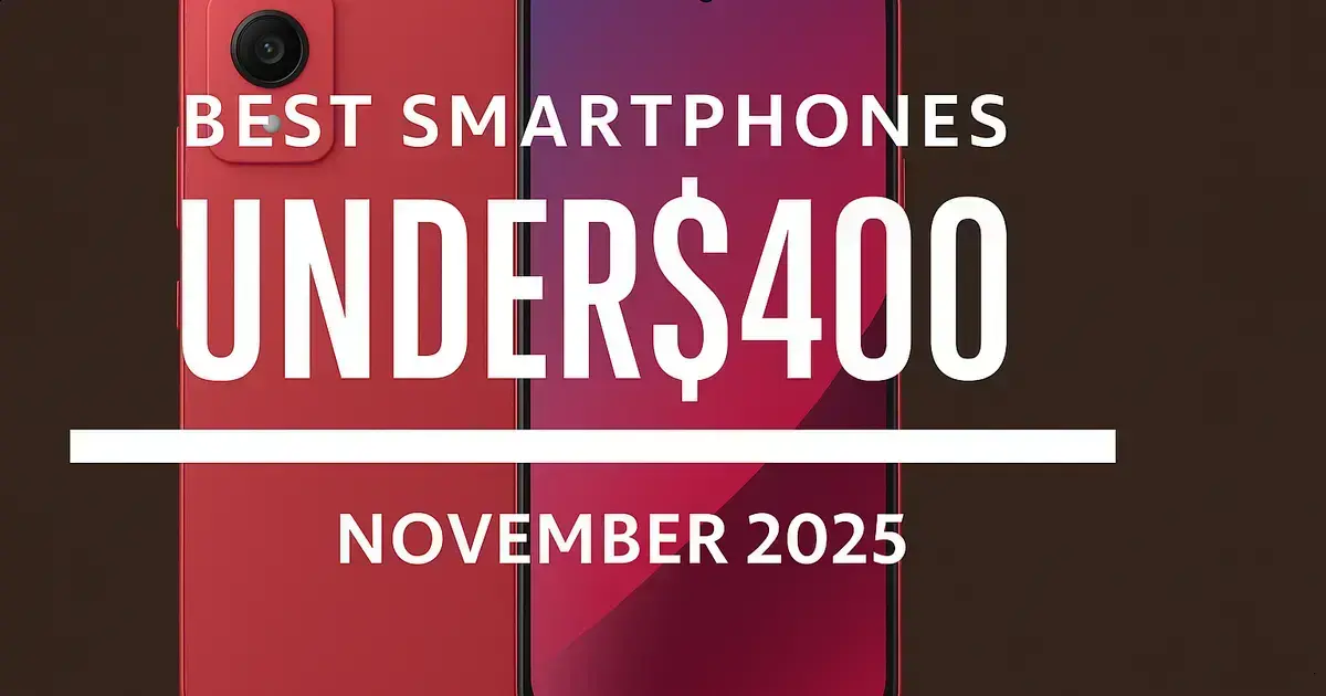 Os melhores smartphones abaixo de $400 em novembro de 2025 1 Os melhores smartphones abaixo de $400 em novembro de 2025