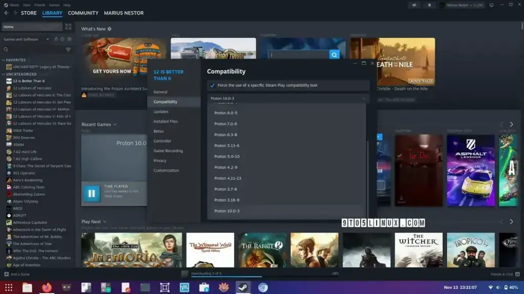 Proton 10: Novo suporte a jogos e melhorias significativas no Linux