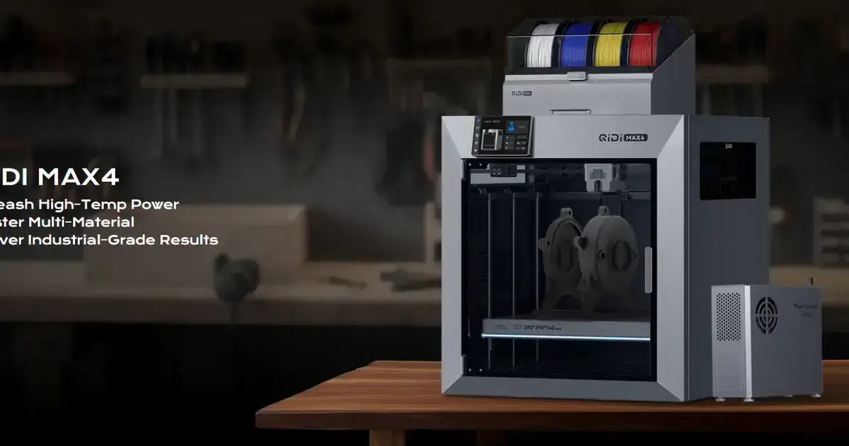 QIDI Max4: Conheça a Impressora 3D Inovadora Revelada na Formnext 2025
