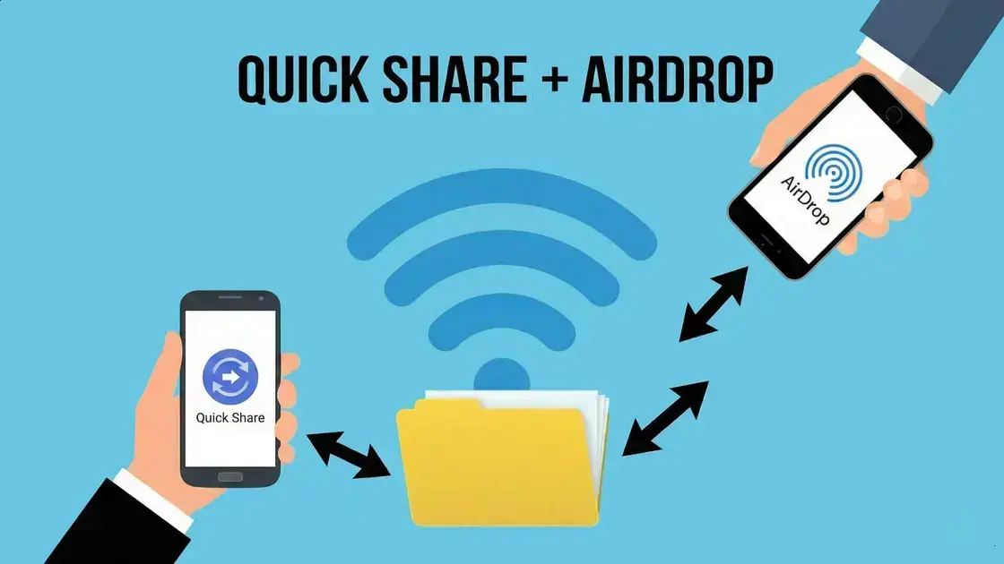 Quick Share do Android agora funciona com AirDrop da Apple para compartilhar arquivos 1 Quick Share do Android agora funciona com AirDrop da Apple para compartilhar arquivos
