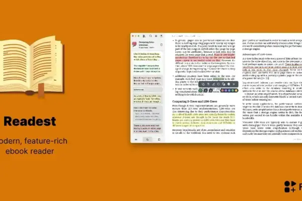 Readest: leitura avançada de ebooks com suporte multi-formato no Linux