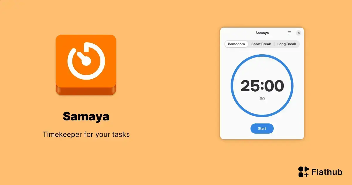 Samaya: Um timer Pomodoro minimalista para turbinar sua produtividade no Linux