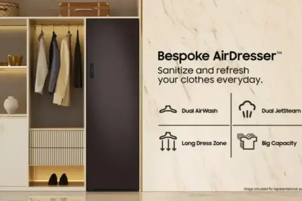 Samsung lança Bespoke AirDresser: a inovação para suas roupas