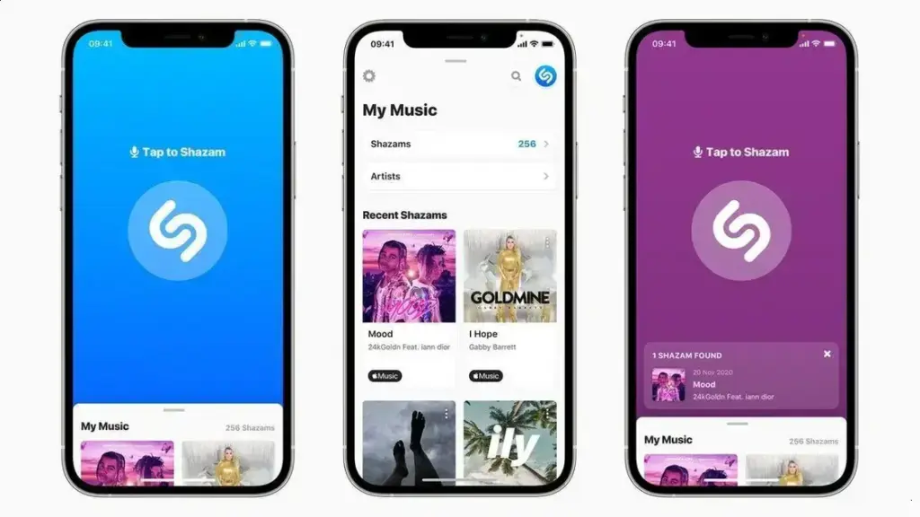 Shazam ganha visual renovado com atualização do Liquid Glass pela Apple