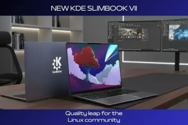 Slimbook e KDE lançam laptop comemorativo com KDE Slimbook VII