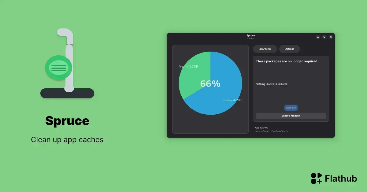Spruce: Limpeza fácil e segura para seu Linux com Flatpak