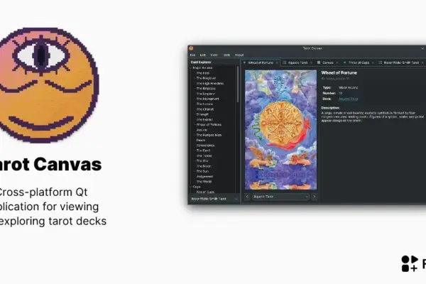 Tarot Canvas: Explore decks de tarot com app multiplataforma para Linux