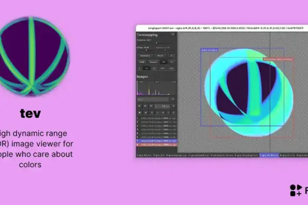Tev: visualizador HDR para Linux rápido e preciso via Flatpak