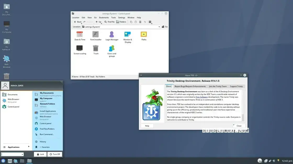 Trinity Desktop Environment R14.1.5: Novas Atualizações e Suporte a Debian Trixie 1 Trinity Desktop Environment R14.1.5: Novas Atualizações e Suporte a Debian Trixie
