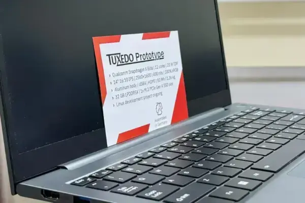 TUXEDO Computers desiste de laptop Linux com Snapdragon X1 Elite