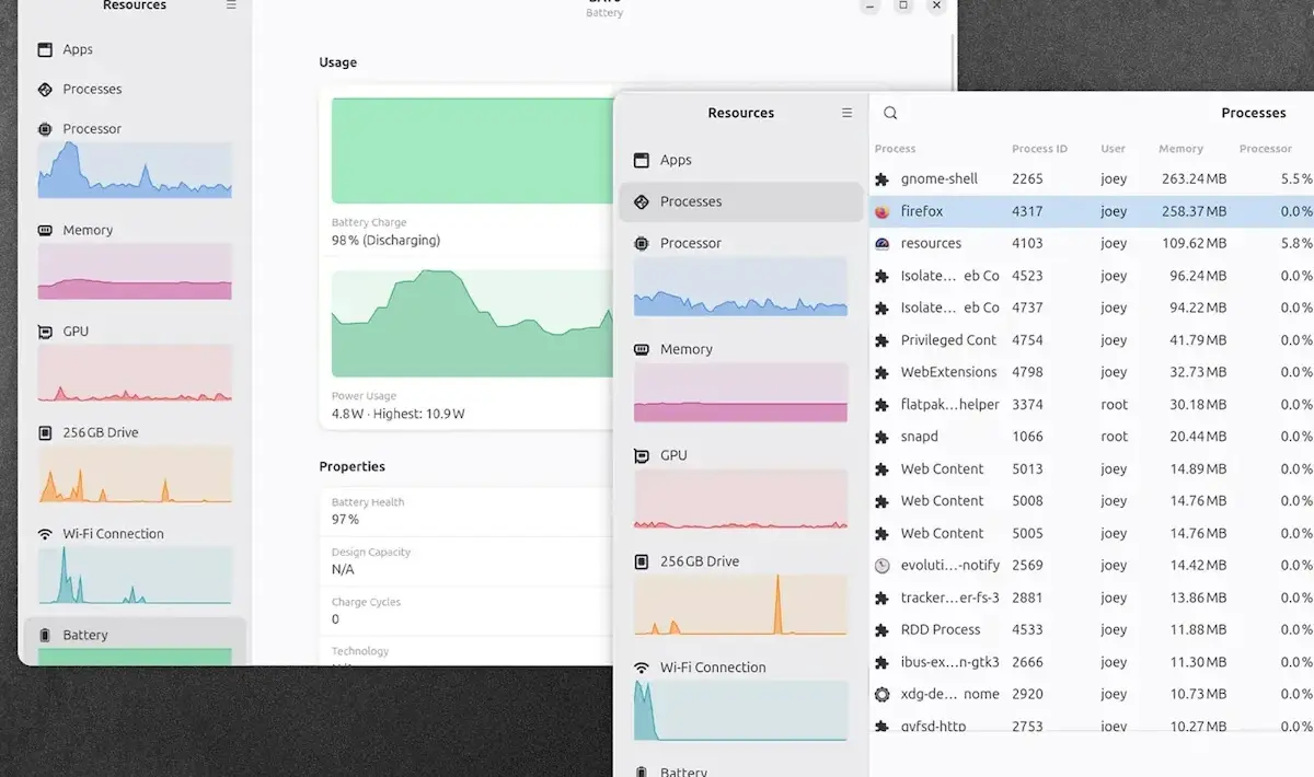 Ubuntu 26.04 adota novos apps ShowTime e Resources para monitoramento e mídia