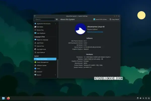 Ultramarine 43: Nova versão do Fedora com suporte para Pinebook Pro