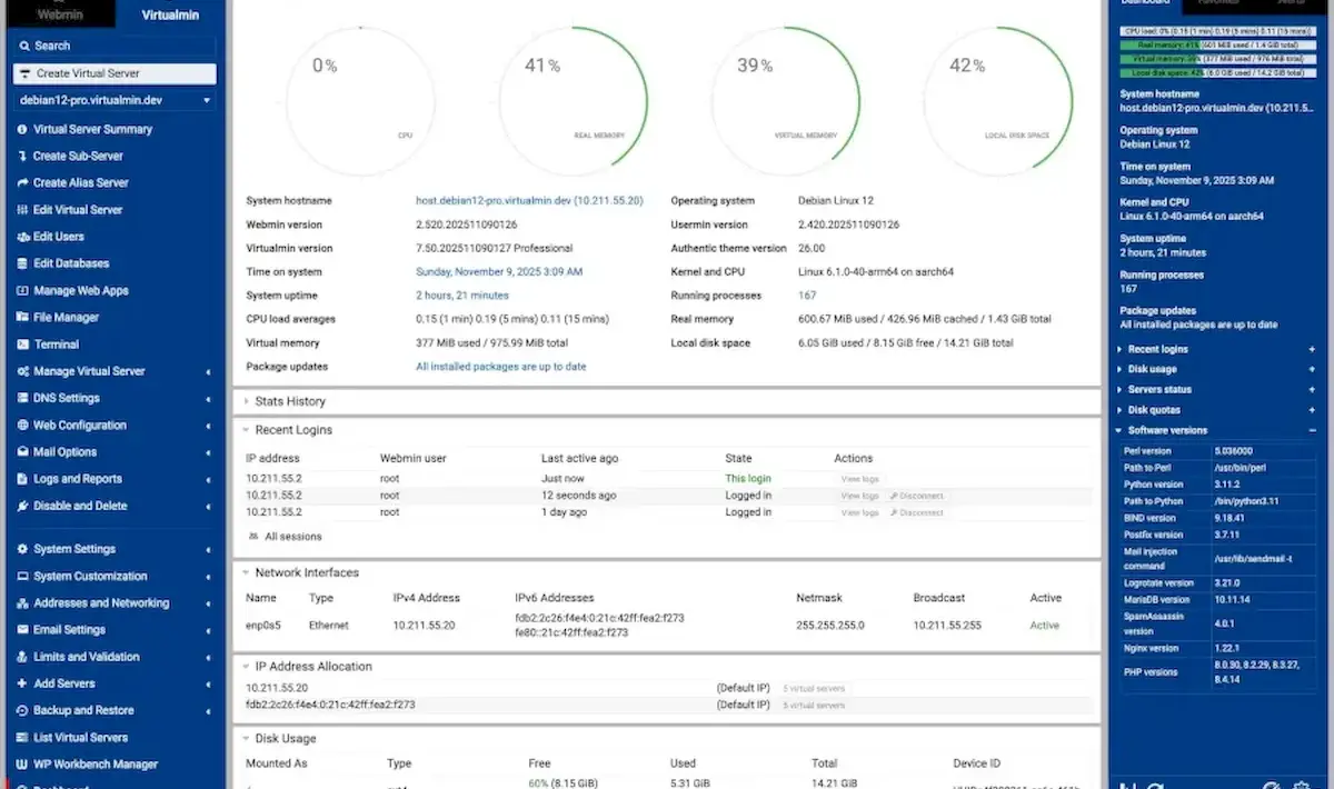 Webmin 2.600 traz a maior atualização visual e novas opções para admins de sistemas 1 Webmin 2.600 traz a maior atualização visual e novas opções para admins de sistemas