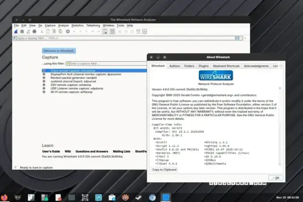 Wireshark 4.6.1: Atualizações de Protocolos e Correções de Bugs