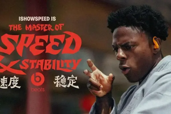 Beats se junta a IShowSpeed em campanha temática de Kung Fu
