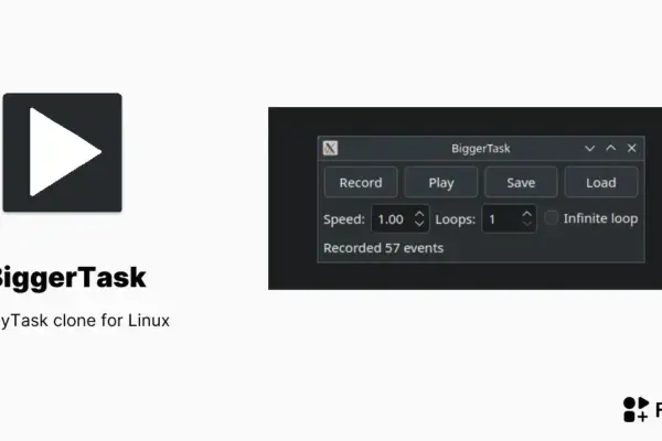 BiggerTask: Clone do TinyTask para Linux que grava e reproduz ações