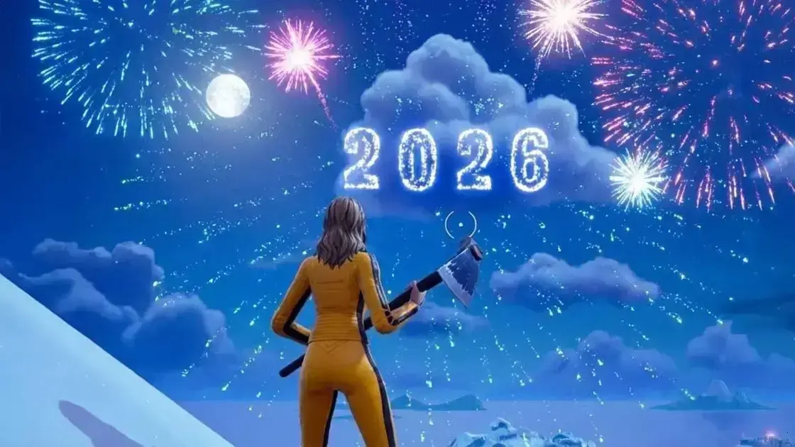 Celebração de Ano Novo 2026 em Fortnite: Tudo o que Você Precisa Saber