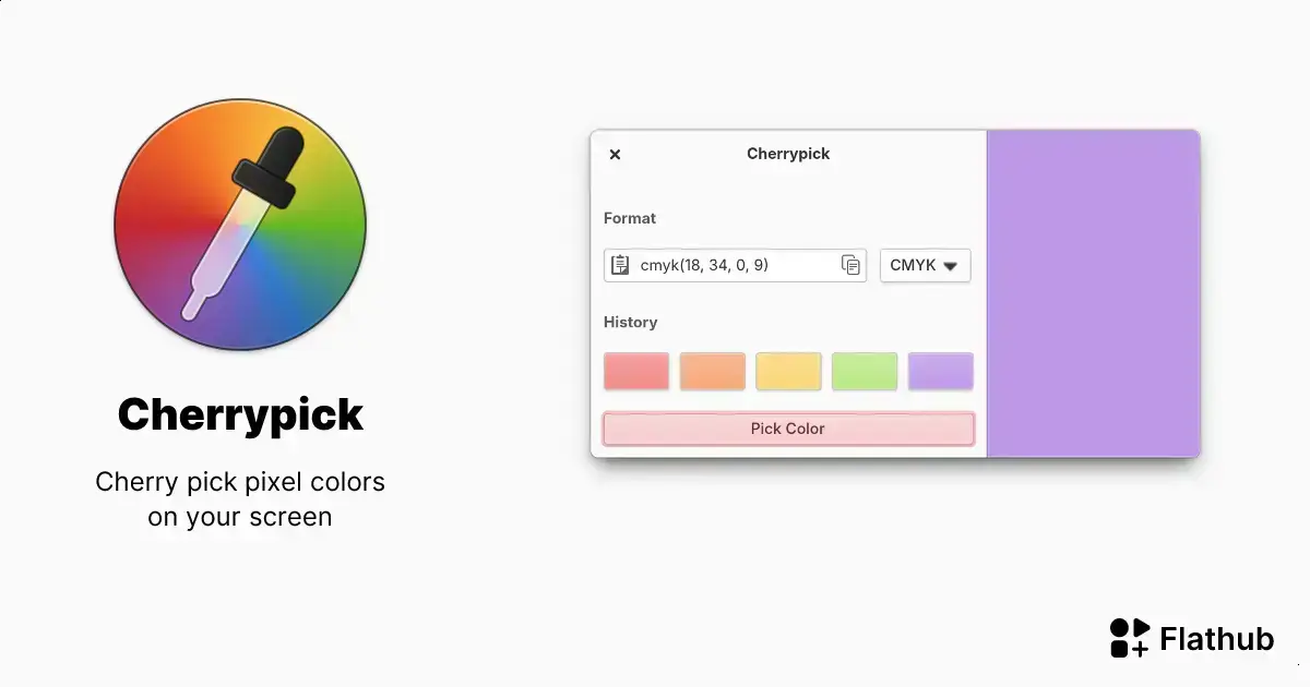 Cherrypick no Linux: uma ferramenta moderna para escolher cores na tela