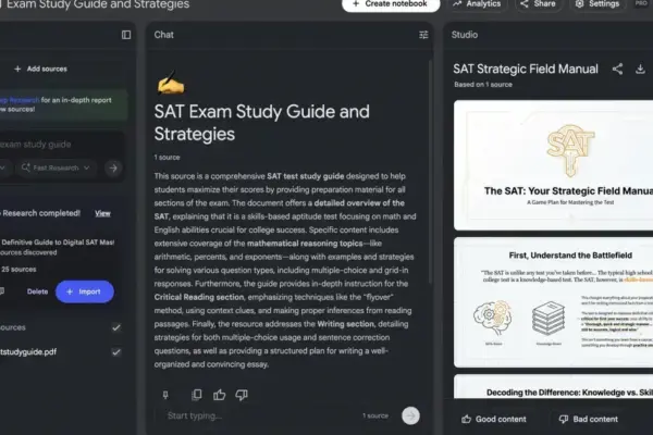 Como o gerador de slides do NotebookLM transforma seus estudos e apresentações