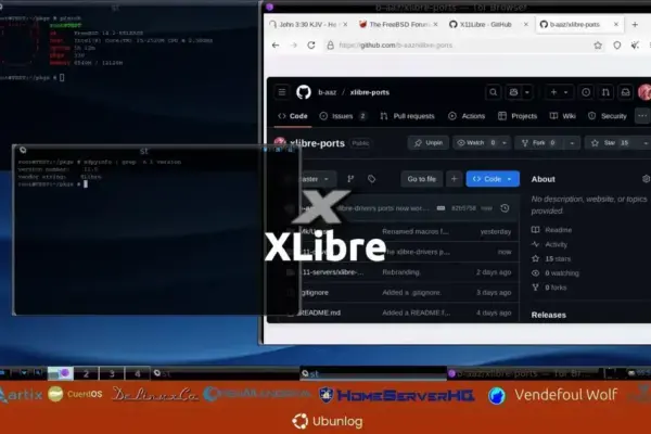 Conheça as principais distros Linux e BSD com suporte para XLibre em 2026