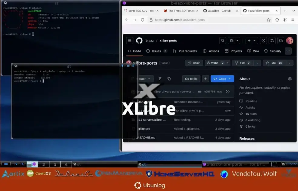 Conheça as principais distros Linux e BSD com suporte para XLibre em 2026 1 Conheça as principais distros Linux e BSD com suporte para XLibre em 2026