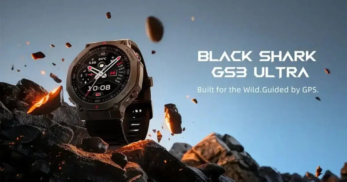 Conheça o Black Shark GS3 Ultra: um smartwatch feito para resistir 1 Conheça o Black Shark GS3 Ultra: um smartwatch feito para resistir