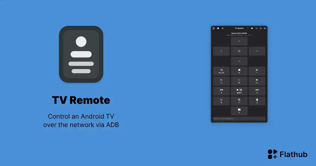 Controle seu Android TV no Linux com o app TV Remote via ADB