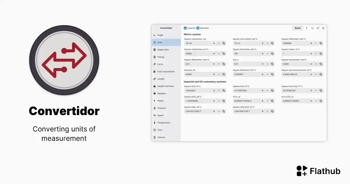 Convertidor: aplicativo fácil e preciso para converter unidades no Linux