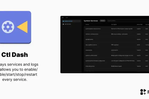 CTL Dash: gerencie serviços systemd no Linux com interface prática