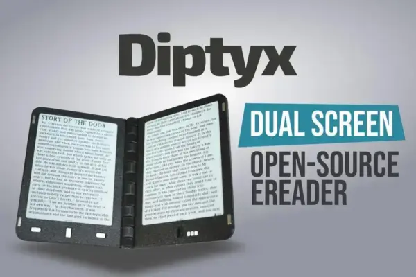 Diptyx: O novo e-reader open source que promete revolucionar a leitura
