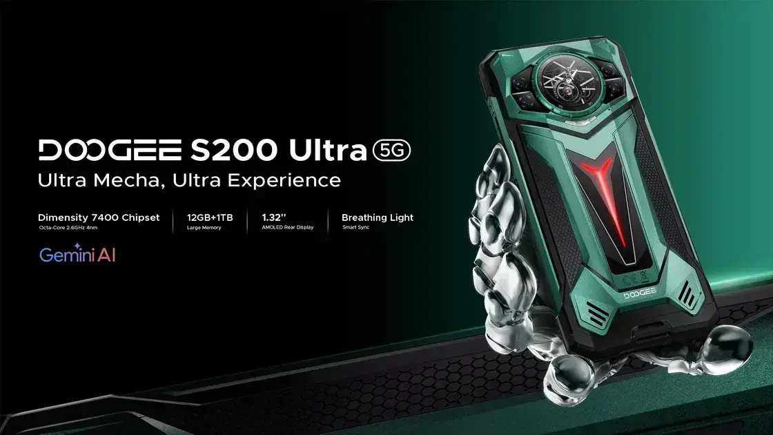 DOOGEE S200 Ultra: Um Rugged Phone com Design Único e Vantagens Atraentes 1 DOOGEE S200 Ultra: Um Rugged Phone com Design Único e Vantagens Atraentes