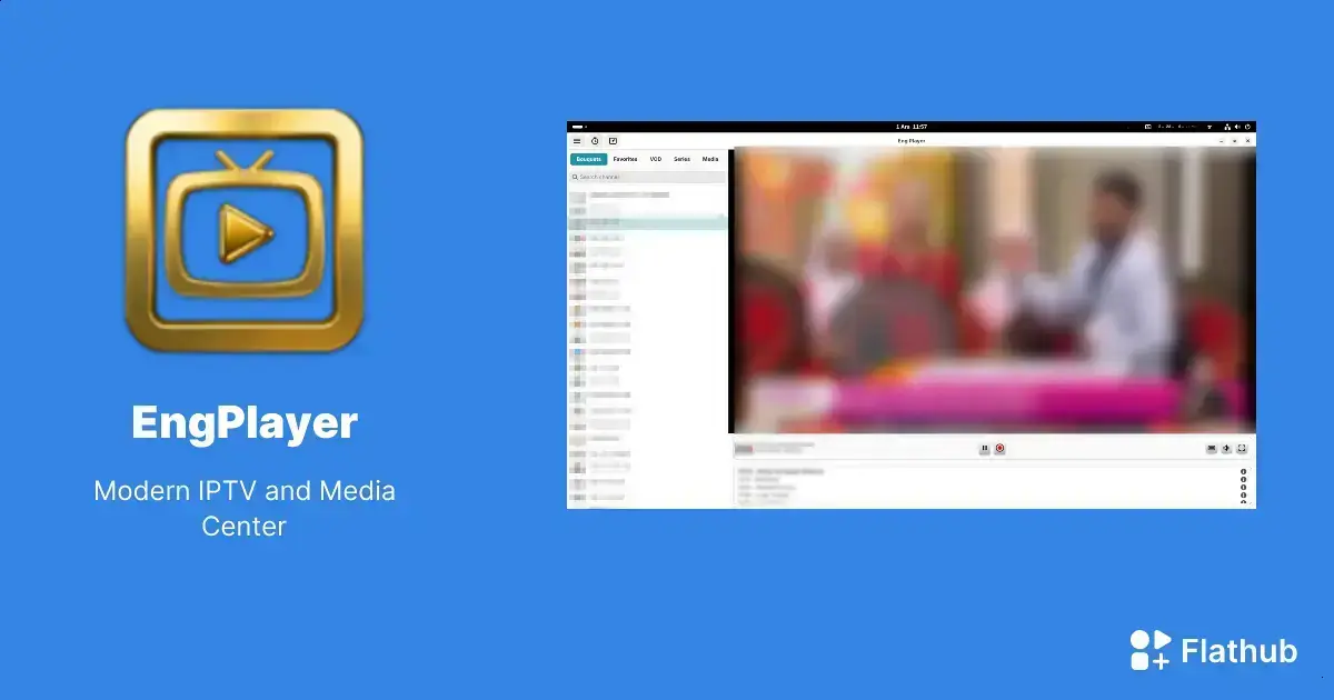 EngPlayer: Media player leve e moderno para IPTV no Linux
