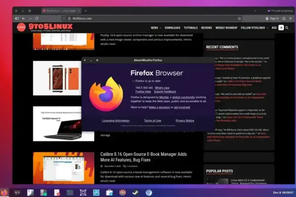 Firefox 146: Suporte Nativo para Displays Escalonados no Wayland