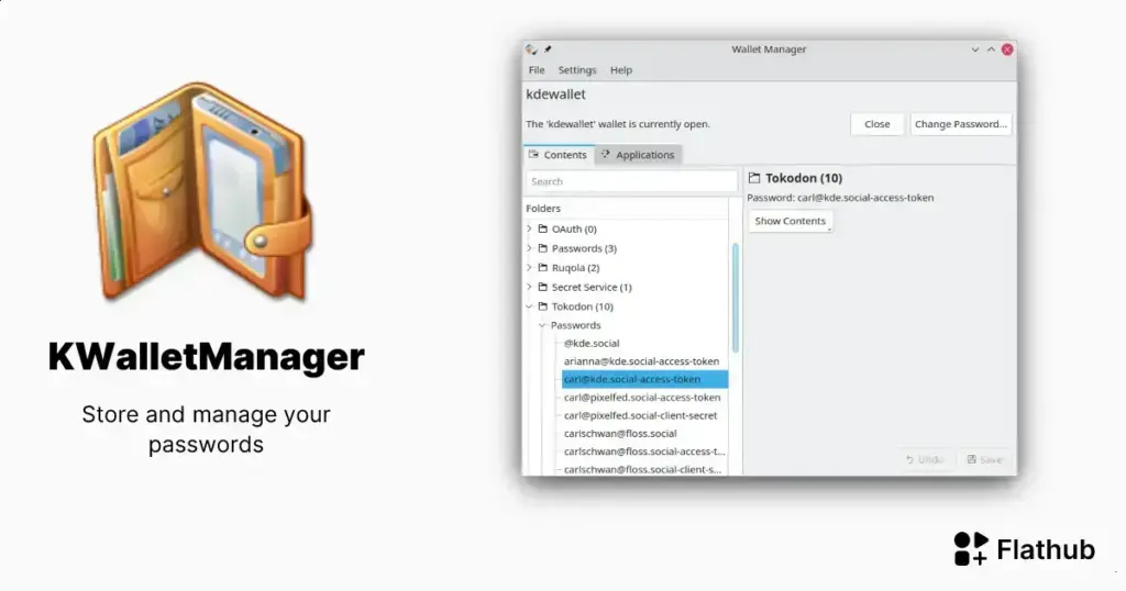 Gerencie suas senhas no Linux com KWalletManager via Flatpak