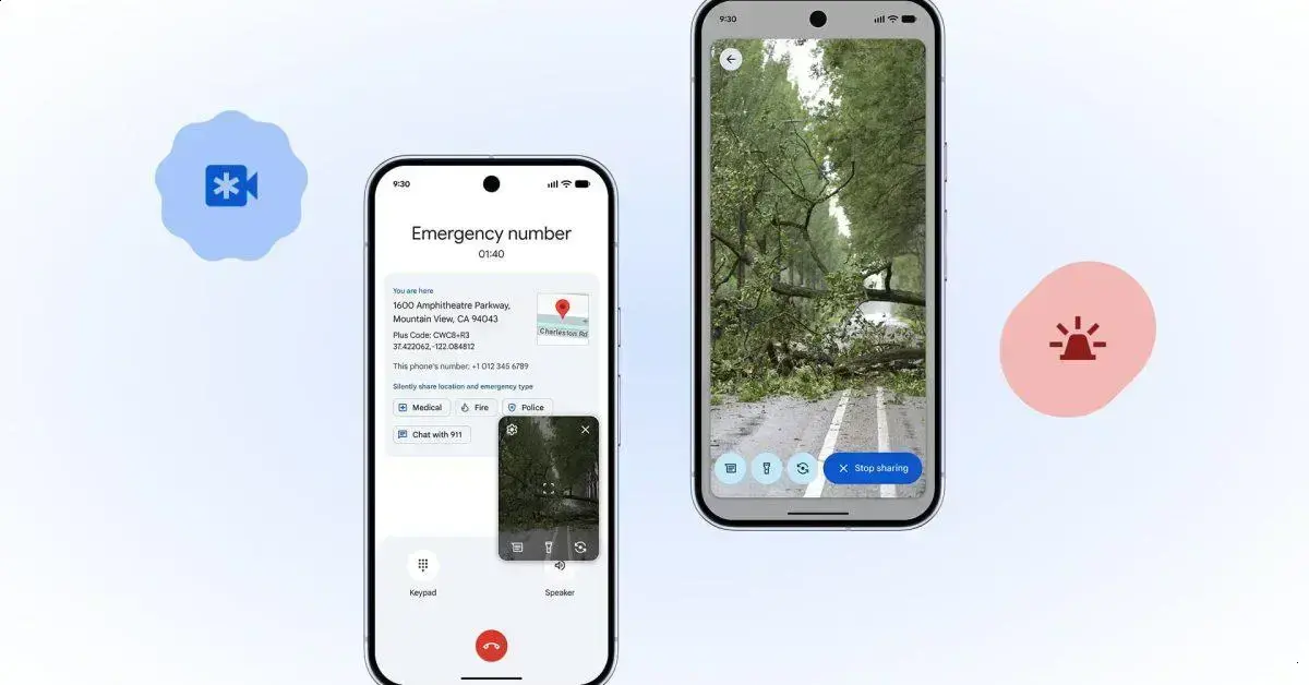 Google lança função de compartilhamento de vídeo ao vivo em emergências no Android 1 Google lança função de compartilhamento de vídeo ao vivo em emergências no Android