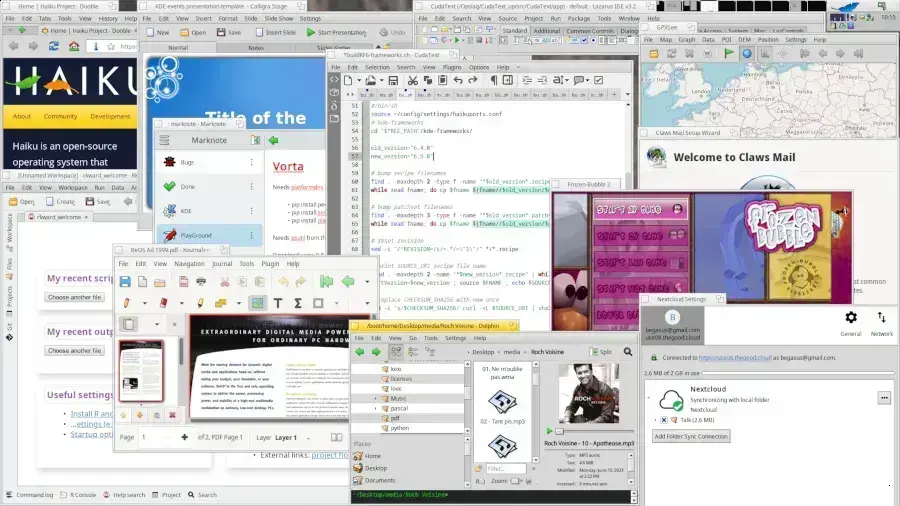 Haiku OS recebe port moderno da linguagem Go 1.18 e melhorias em novembro