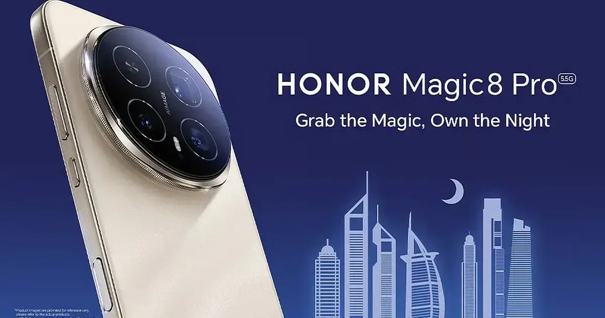 HONOR Magic8 Pro: O smartphone com câmera de 200 MP é lançado no GCC 1 HONOR Magic8 Pro: O smartphone com câmera de 200 MP é lançado no GCC