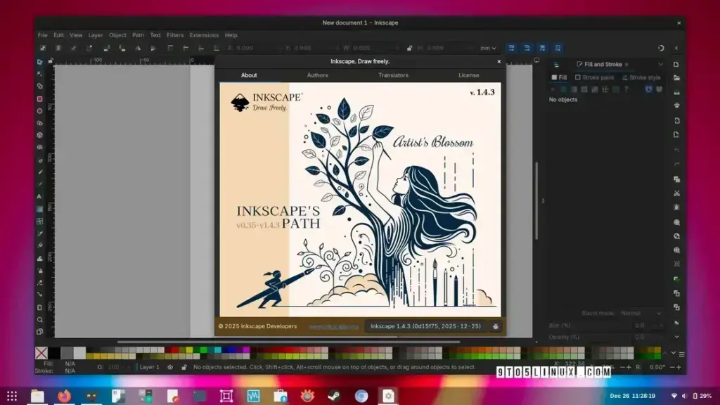 Inkscape 1.4.3: Novidades no Editor de SVG que Você Precisa Conhecer
