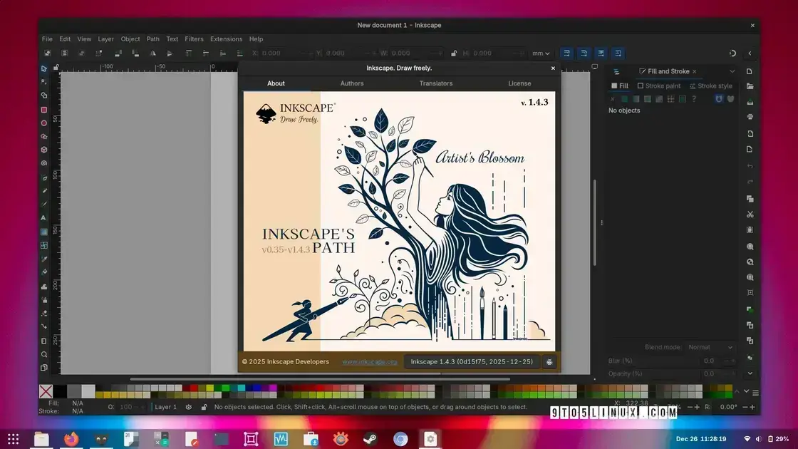 Inkscape 1.4.3: Novidades no Editor de SVG que Você Precisa Conhecer