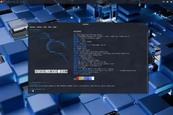 Kali Linux 2025.4 é lançado com novas atualizações e ferramentas