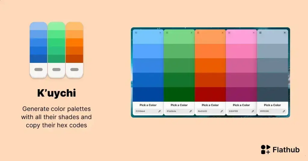 K’uychi: o gerador simples e intuitivo de paletas de cores no Linux