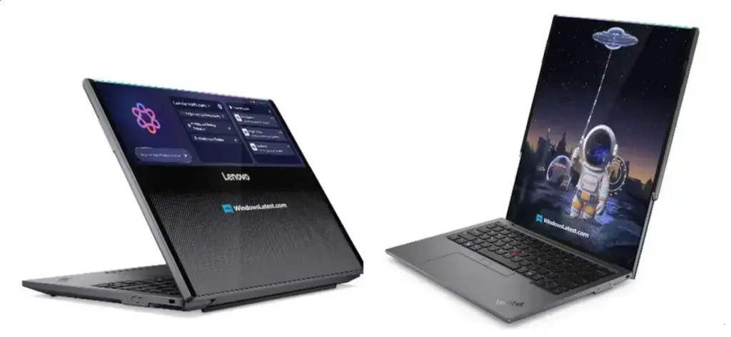 Lenovo apresenta telas de laptop retráteis durante CES 2026