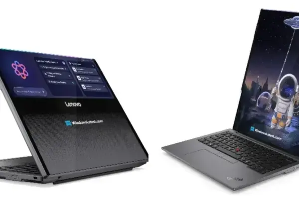 Lenovo apresenta telas de laptop retráteis durante CES 2026