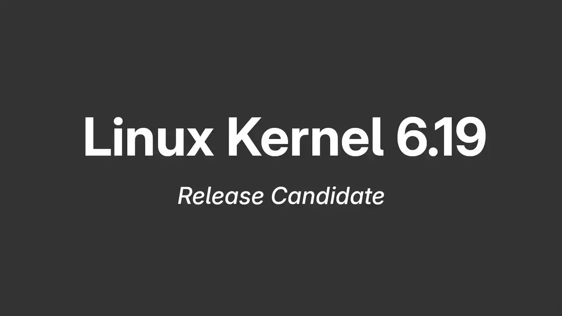 Linus Torvalds anuncia o primeiro Release Candidate do Kernel Linux 6.19 1 Linus Torvalds anuncia o primeiro Release Candidate do Kernel Linux 6.19