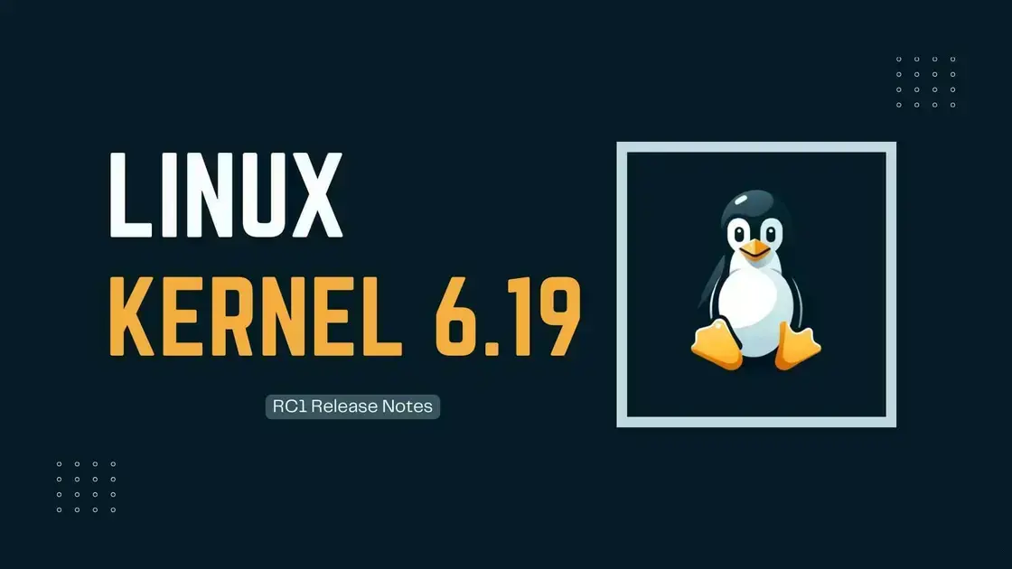 Linux Kernel 6.19 RC1 é lançado com melhorias em drivers e segurança 1 Linux Kernel 6.19 RC1 é lançado com melhorias em drivers e segurança