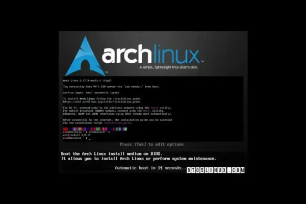 Nova ISO do Arch Linux 2025.12.01 Chega com Installer Aprimorado